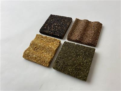Ottan Materials - Acoustic - Fallen Leaves and Coffee Pulp, Fallen Leaves, Malt Husk and Sawn Grass.jpg